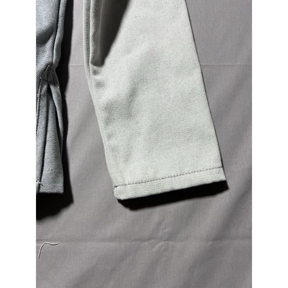 Imperfects Jacket Mens Shepards‎ Denim Button Up Patchwork Chore Coat Shacket XS - Picture 5 of 16